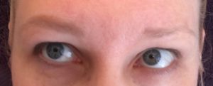 left brow has Boy Brow and right brow is naked!
